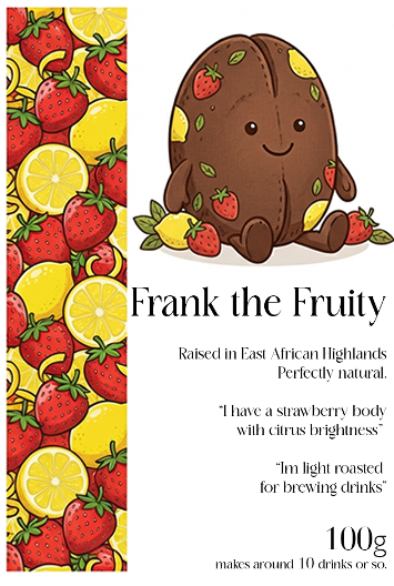 Coffee Beans - Frank the Fruity Blend